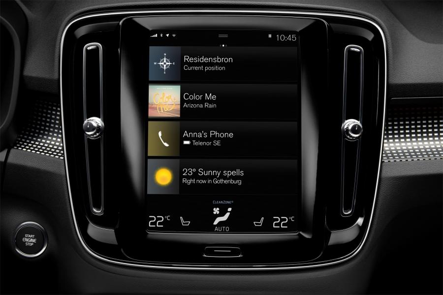 Детали интерьера Volvo XC40 T5 R-Design 2017 года  (WW) (фото 32 из 68)